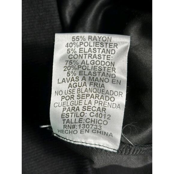 Umgee Casual Promises Black Scuba Size Small Long Sleeves Pullover Oversized - Picture 5 of 7